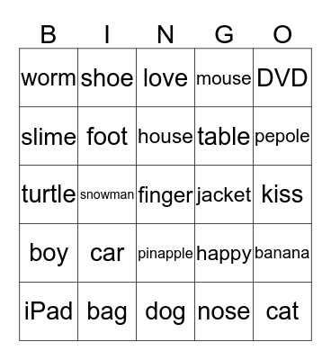 bingo woman Bingo Card