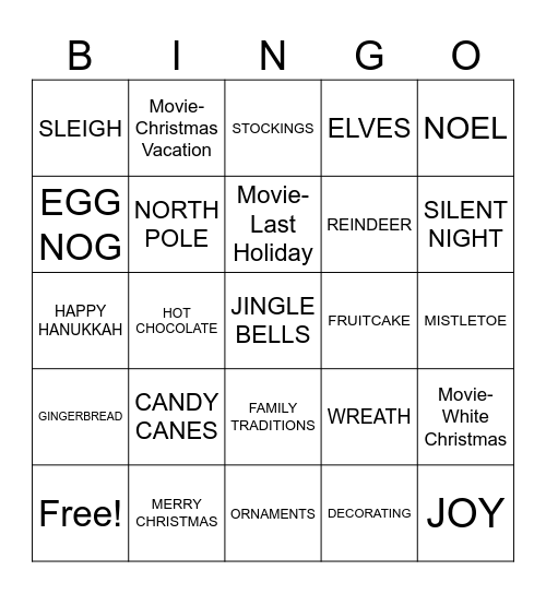 RSC Team 2 Bingo Card