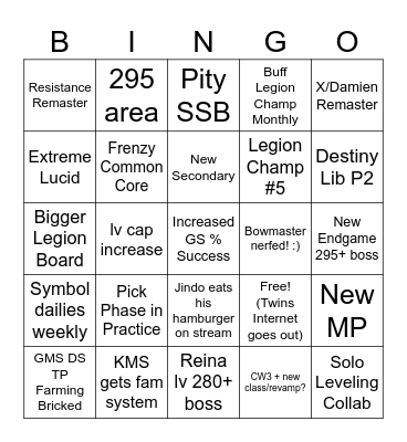 KMST Bingo - Emmy Bingo Card