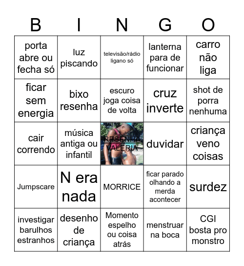 Bingo Resenha Braba Bingo Card