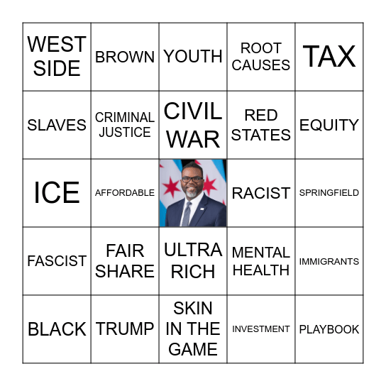 BLM BRANDON BINGO Card