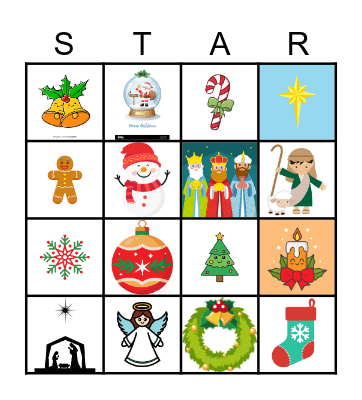 Christmas Bingo Card
