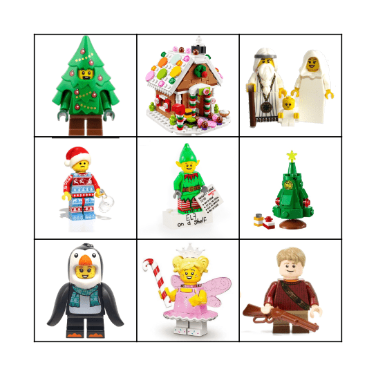 Lego Christmas Bingo Card