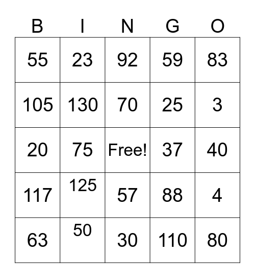 Unit 2 Quiz 3 Review Bingo Card