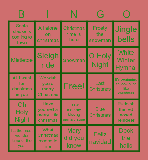 Kemetic Holiday Bingo Card