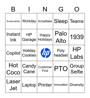 HP Bingo Card
