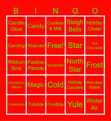 407 ETR - Customer Operation's Holiday Bingo Card