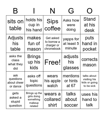 logan Bingo Card