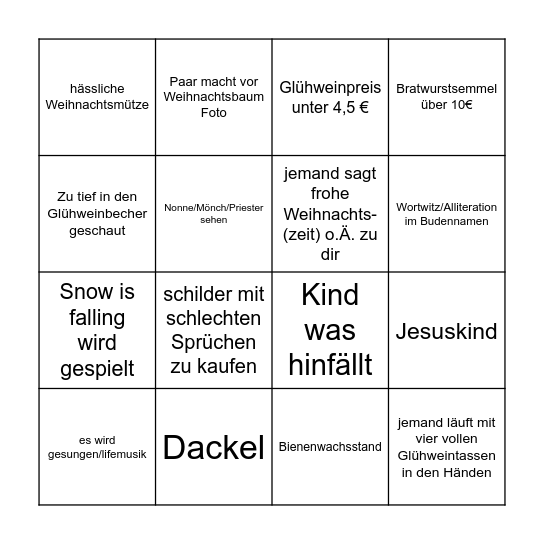 WÖBINGO Card