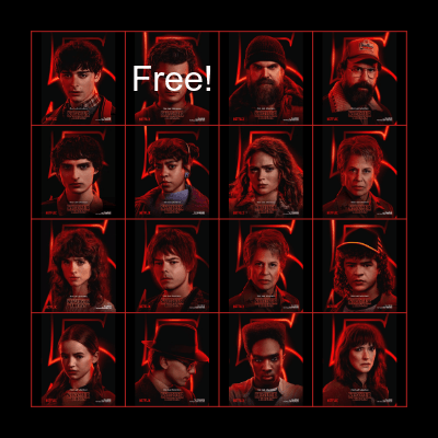 BINGO THINGS Bingo Card