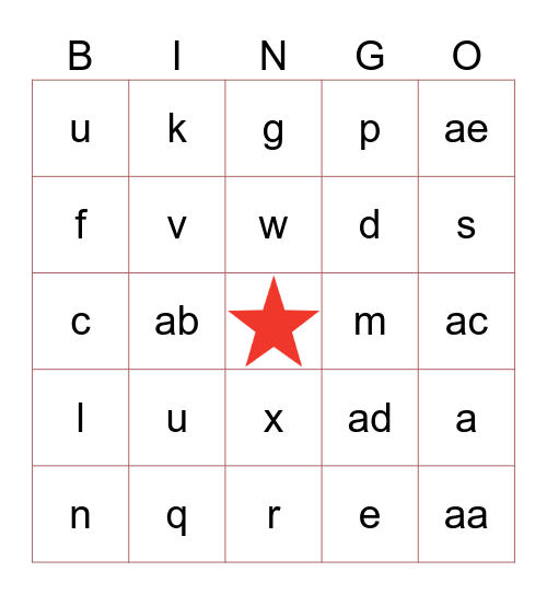 The Amazing Digital circus Episode 7 Bingo Card