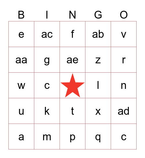 The Amazing Digital circus Episode 7 Bingo Card