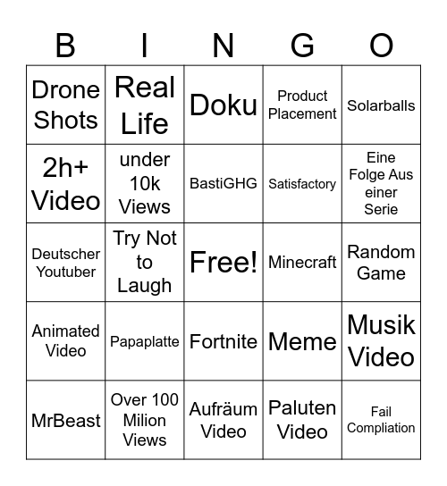 Autoplay Bingo Card