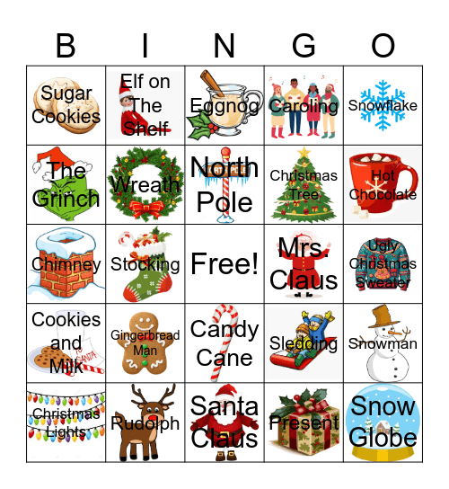 Christmas Bingo Card