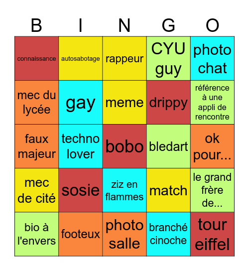 b Bingo Card