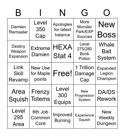 Crown Showcase Bingo Card