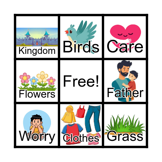 Someone to Watch Over Us Bingo Card