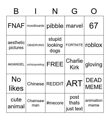 VIENNA BINGO Card