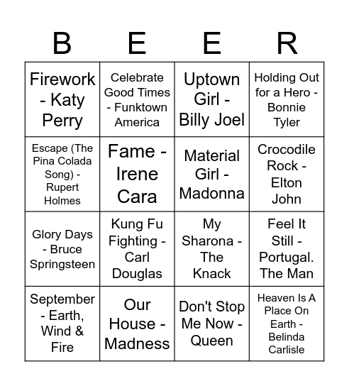 CELEBRATION STATION! Bingo Card