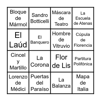 Humanismo Bingo Card