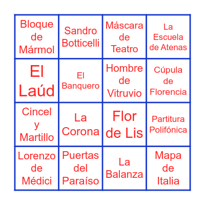 Humanismo Bingo Card