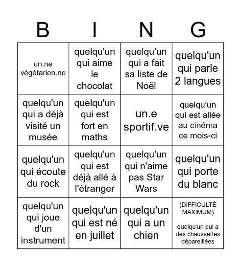 SCOUTINGO Bingo Card