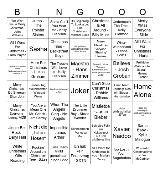 Keksparty 2025 Bingo Card