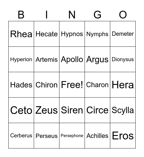 BINGODOME Bingo Card