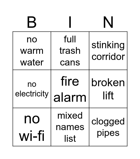 GROUP GLOBISS BINGO Card