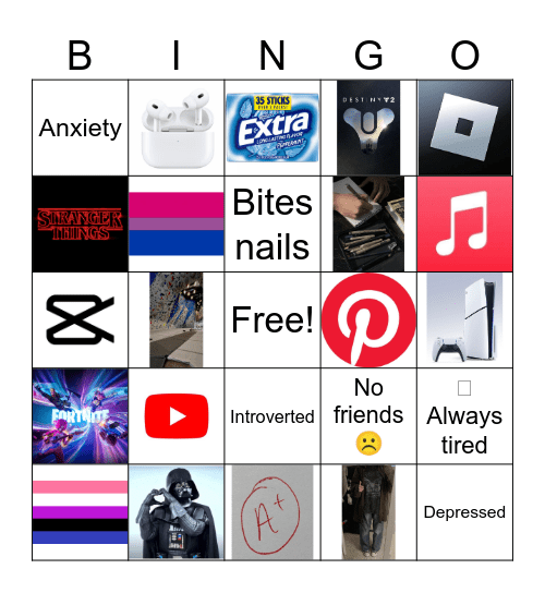 My bingo Card