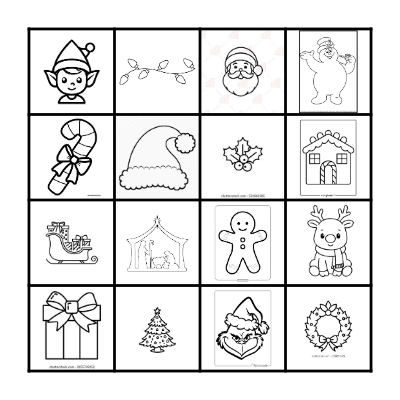 XMAS BINGO Card