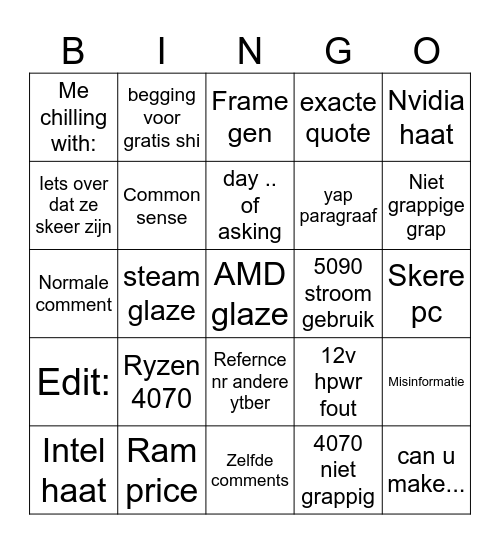 Yt shorts kkr Bingo Card
