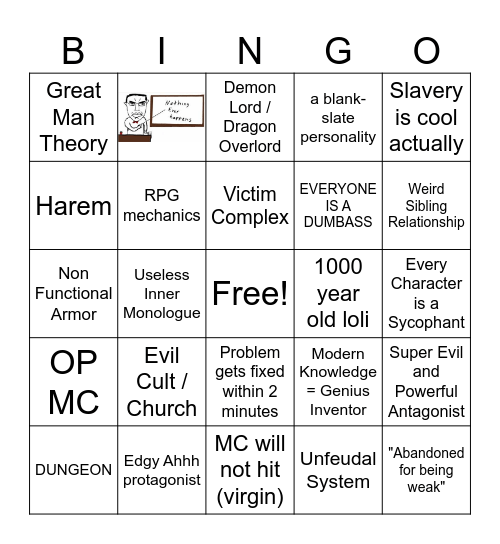 Iron is lagging very bad Bingo Card
