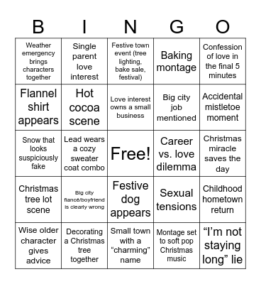 Blah Bingo Card