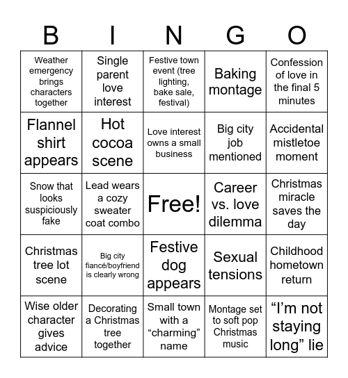 Blah Bingo Card