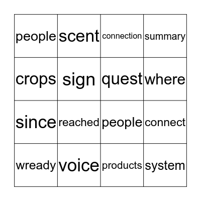 3RD GRADE Bingo Card