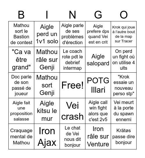 Hestiä Bingo Card