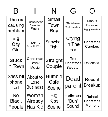 HallBingo Card