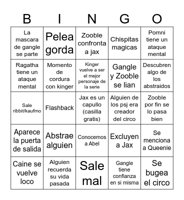 TADC 7 bingo Card