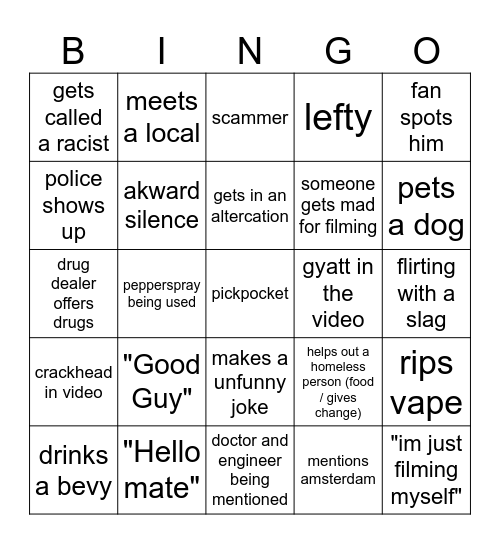 DTM WATCHPARTY BINGO Card