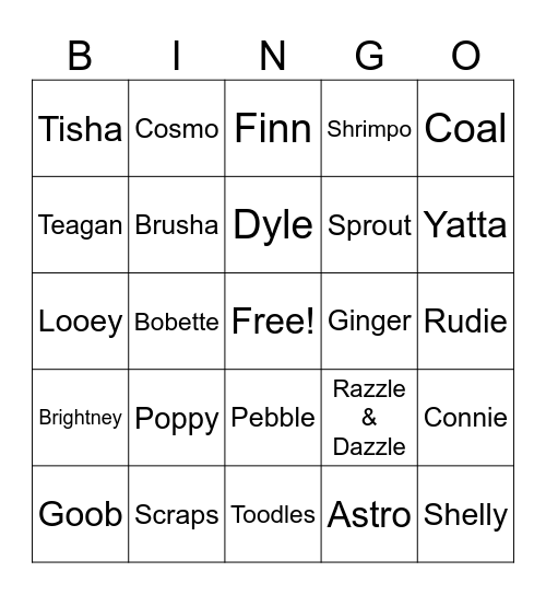 Christmas Twisted Bingo Card