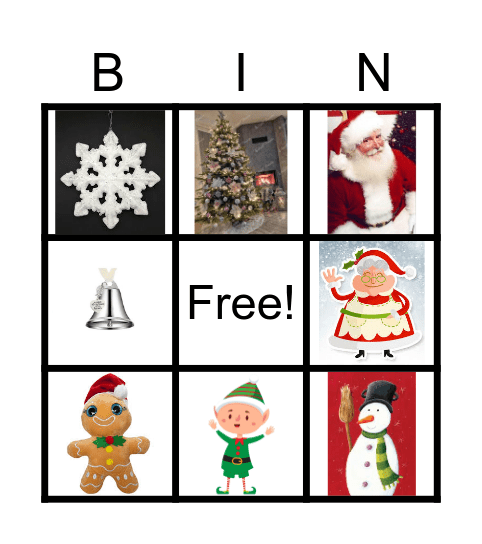 Kolačići Bingo Card