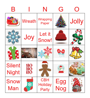 CTSS Holiday Bingo Card
