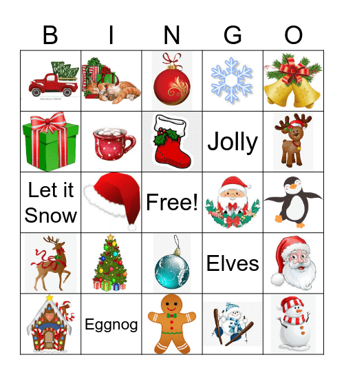 Christmas Bingo Card