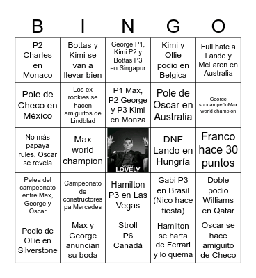TEMPORADA 2026 Bingo Card