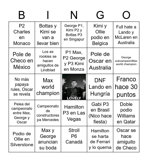 TEMPORADA 2026 Bingo Card