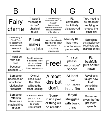 Royally Wrapped for Christmas Bingo Card