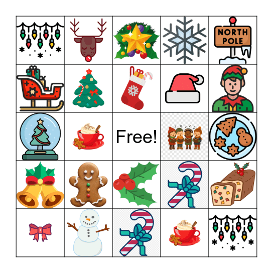 Christmas Bingo Card