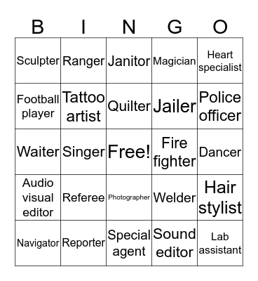 James Bergstad Bingo Card