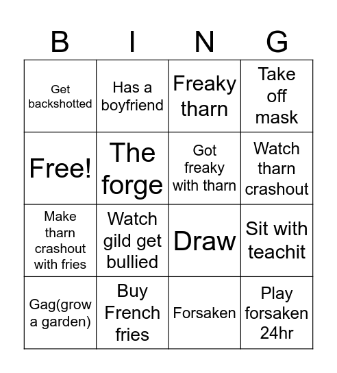 Khun bingo Card